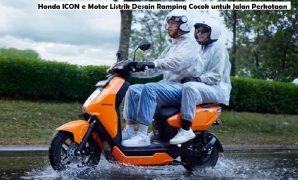 Honda ICON e Motor Listrik Desain Ramping Cocok untuk Jalan Perkotaan